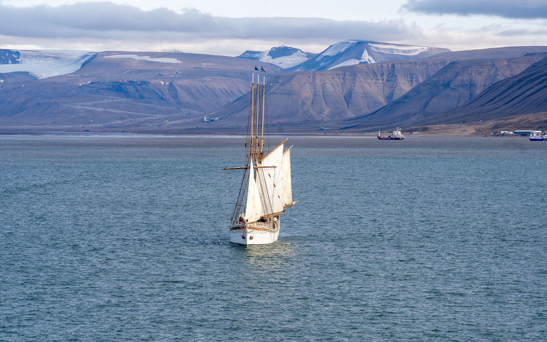 A photograph of Svalbard, Norway.